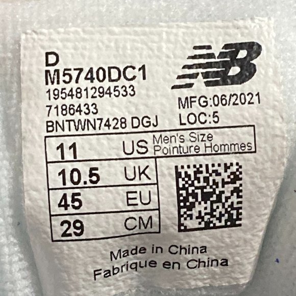 NEW! New Balance 57/40 Men Suede Training Shoes Sneakers Multiple Sizes - Picture 11 of 12